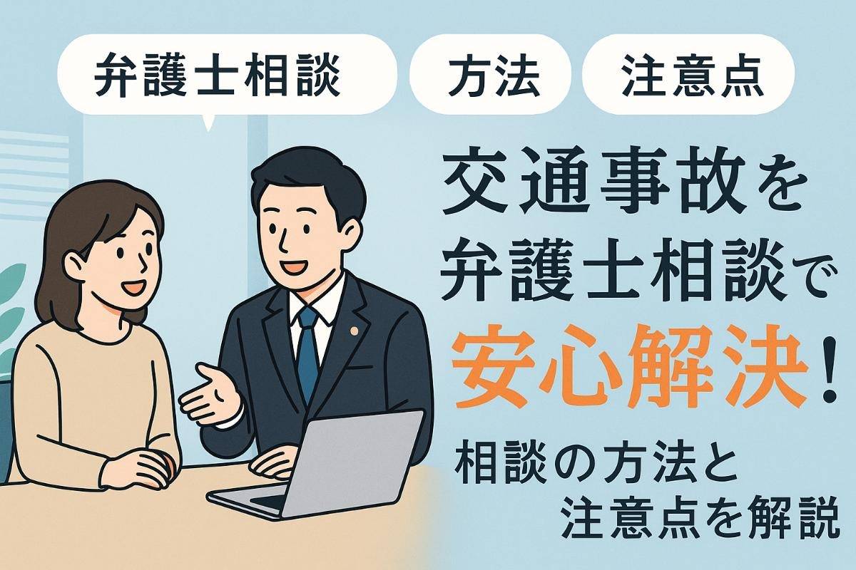 交通事故を弁護士相談で安心解決！相談の方法と注意点を解説