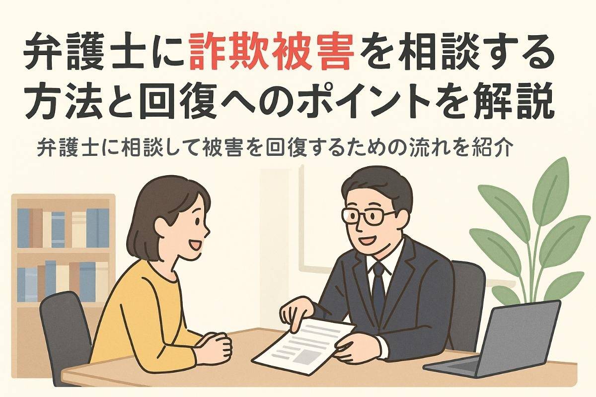 弁護士に詐欺被害を相談する方法と回復へのポイントを解説