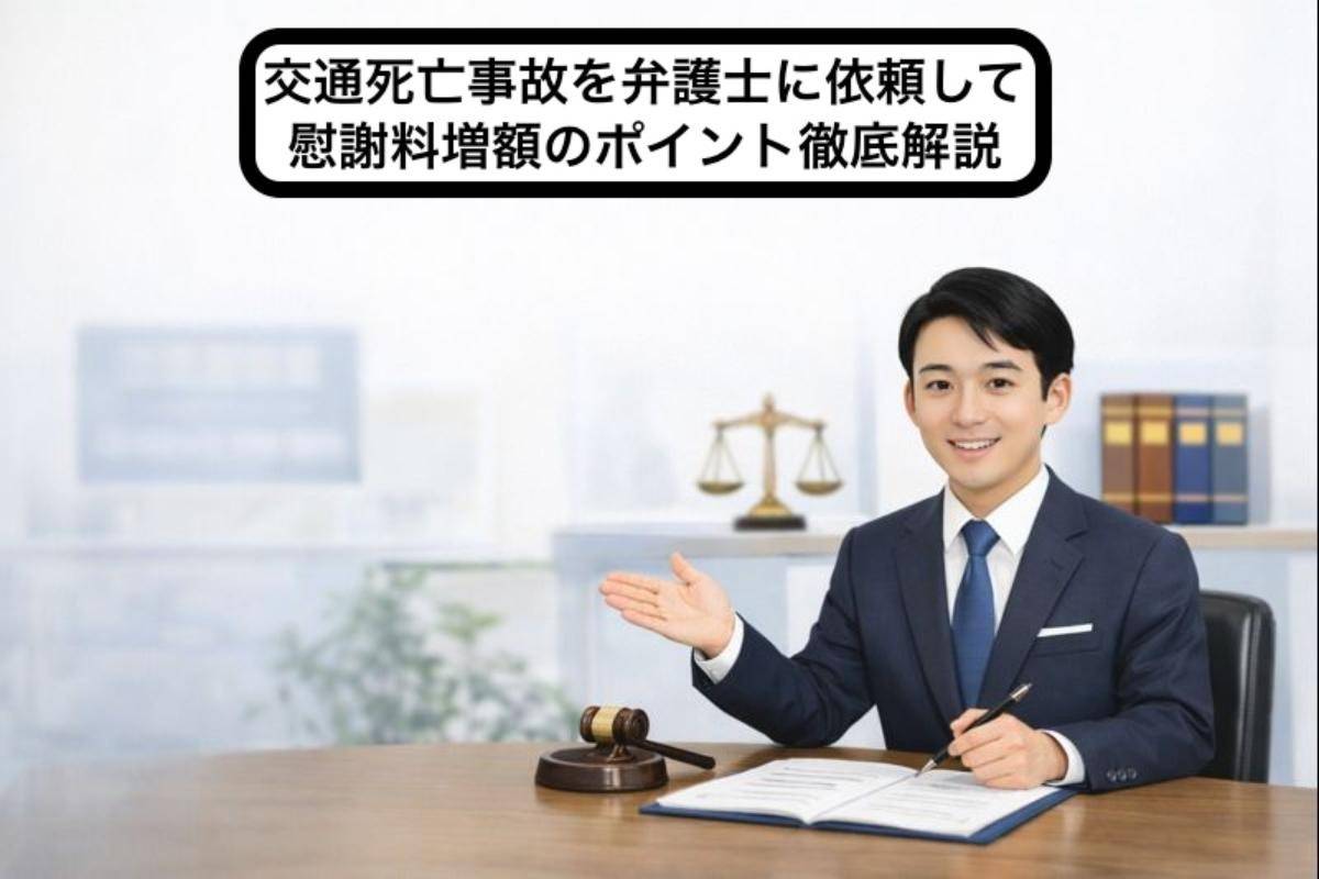 交通死亡事故を弁護士に依頼して慰謝料増額のポイント徹底解説