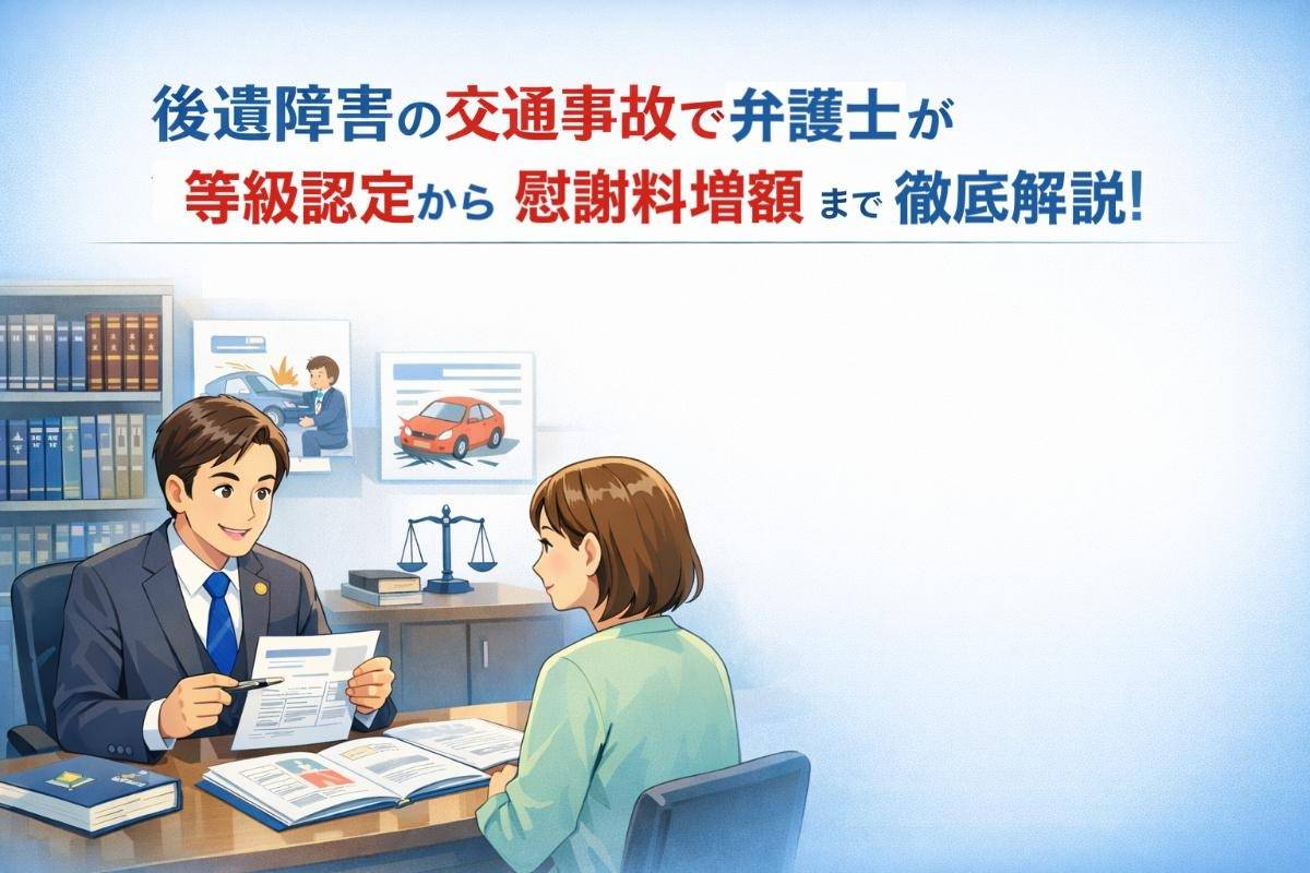 後遺障害の交通事故で弁護士が等級認定から慰謝料増額まで徹底解説！実例でわかる認定基準と相談の流れ